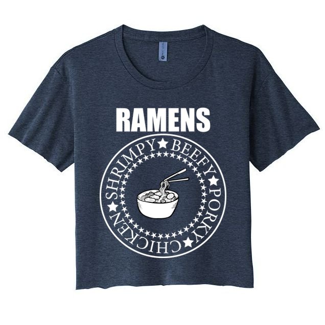 Ramens Shrimpy Beefy Porky Chicken Crop Top