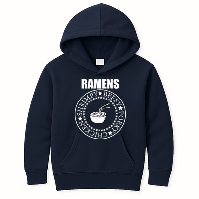Ramens Shrimpy Beefy Porky Chicken Kids Hoodie