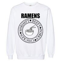 Ramens Shrimpy Beefy Porky Chicken Garment-Dyed Sweatshirt
