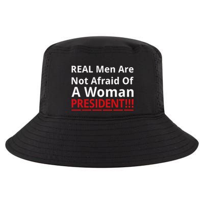 Real Are Not Afraid Of A Woman Presidentreal Are Not Afraid Of A Woman Cool Comfort Performance Bucket Hat