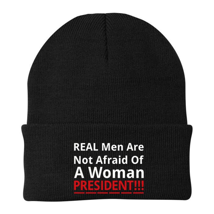 Real Are Not Afraid Of A Woman Presidentreal Are Not Afraid Of A Woman Beanie