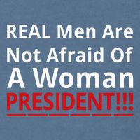Real Are Not Afraid Of A Woman Presidentreal Are Not Afraid Of A Woman Garment-Dyed Sweatshirt