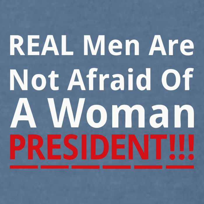 Real Are Not Afraid Of A Woman Presidentreal Are Not Afraid Of A Woman Garment-Dyed Sweatshirt