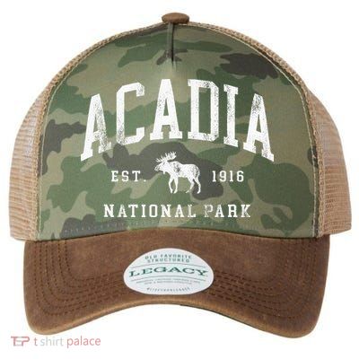 Retro Acadia National Park Maine Est 1916 Hiking Legacy Tie Dye Trucker Hat