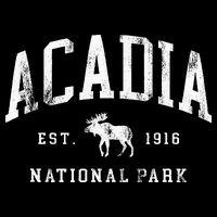 Retro Acadia National Park Maine Est 1916 Hiking Impact Tech Backpack