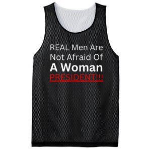 Real Are Not Afraid Of A Woman President Mesh Reversible Basketball Jersey Tank