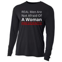 Real Are Not Afraid Of A Woman President Cooling Performance Long Sleeve Crew