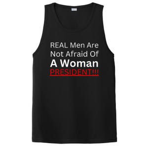 Real Are Not Afraid Of A Woman President PosiCharge Competitor Tank