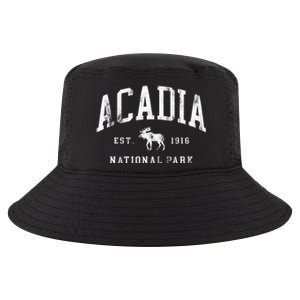 Retro Acadia National Park Maine Est 1916 Cool Comfort Performance Bucket Hat