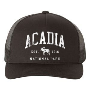 Retro Acadia National Park Maine Est 1916 Yupoong Adult 5-Panel Trucker Hat