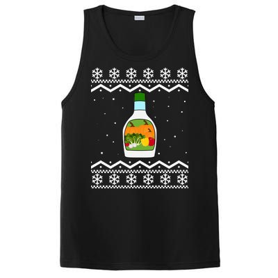 Ranch Bottle Funny Ugly Christmas PosiCharge Competitor Tank