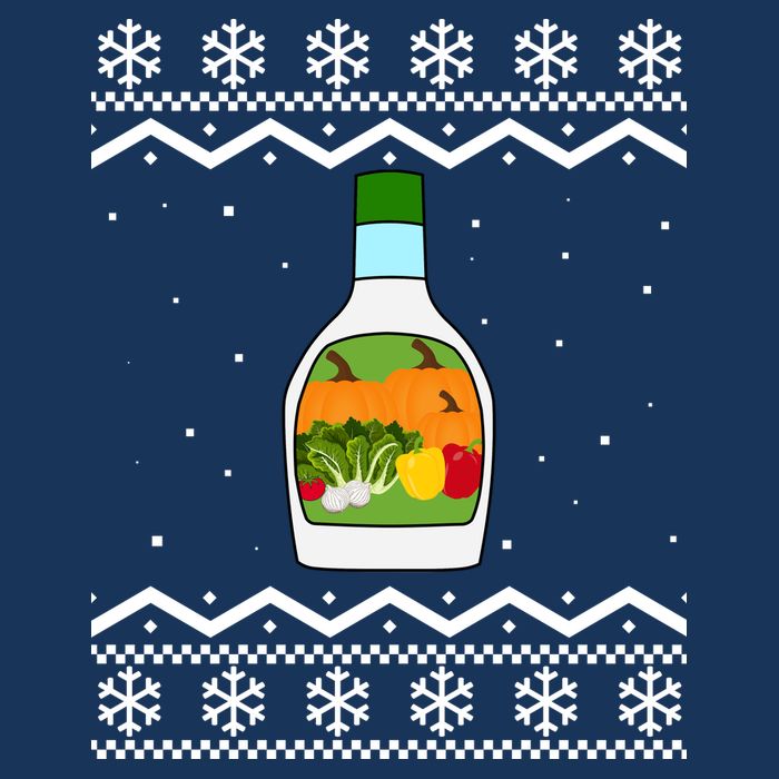Ranch Bottle Funny Ugly Christmas Cool Comfort Performance Bucket Hat