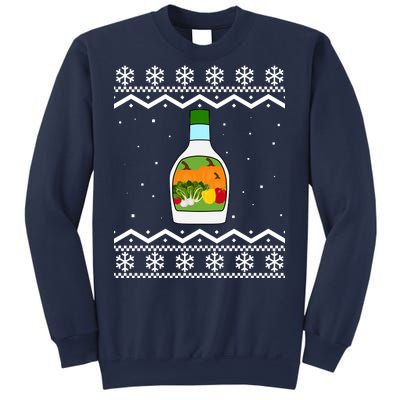 Ranch Bottle Funny Ugly Christmas Sweatshirt