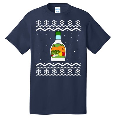 Ranch Bottle Funny Ugly Christmas Tall T-Shirt