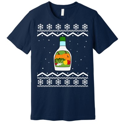 Ranch Bottle Funny Ugly Christmas Premium T-Shirt