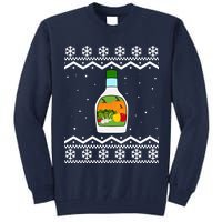 Ranch Bottle Funny Ugly Christmas Tall Sweatshirt