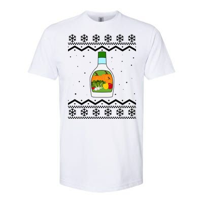 Ranch Bottle Funny Ugly Christmas Softstyle® CVC T-Shirt