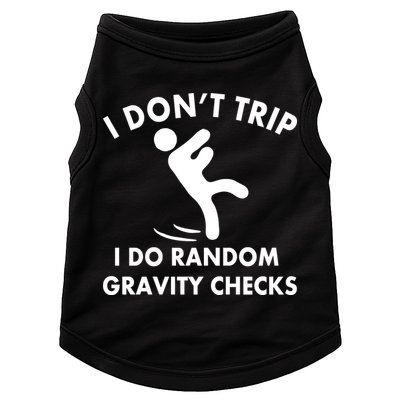 Random Gravity Checks Funny Doggie Tank