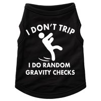 Random Gravity Checks Funny Doggie Tank