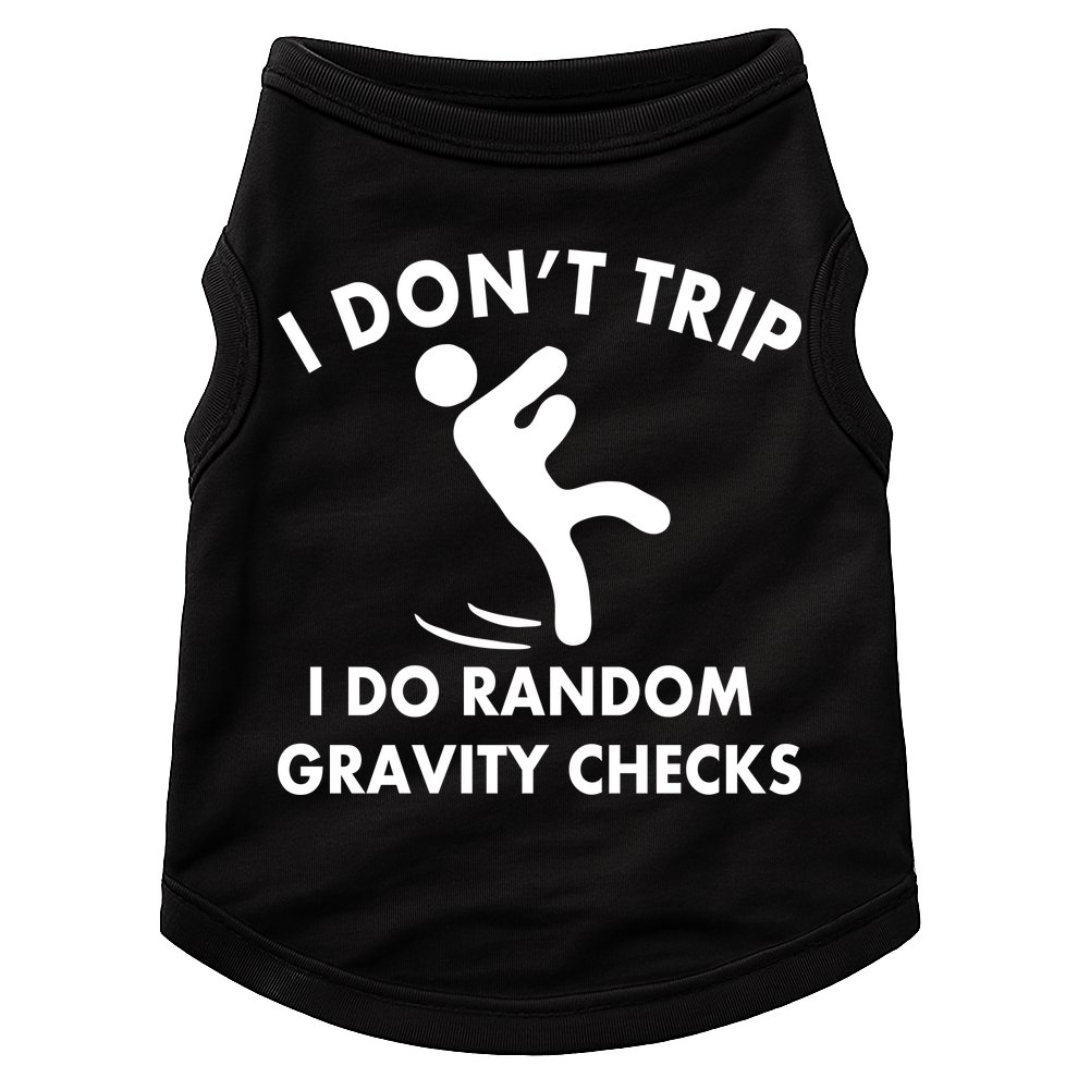Random Gravity Checks Funny Doggie Tank