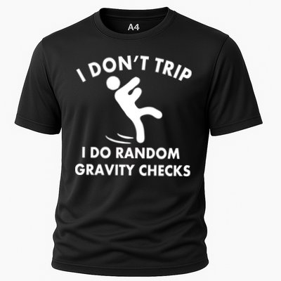 Random Gravity Checks Funny Performance Shirt