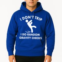 Random Gravity Checks Funny Hoodie