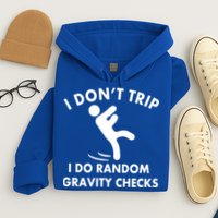 Random Gravity Checks Funny Hoodie