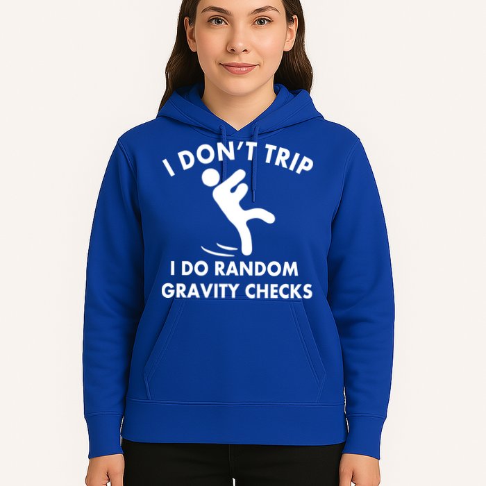 Random Gravity Checks Funny Hoodie