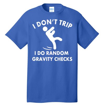 Random Gravity Checks Funny Tall T-Shirt