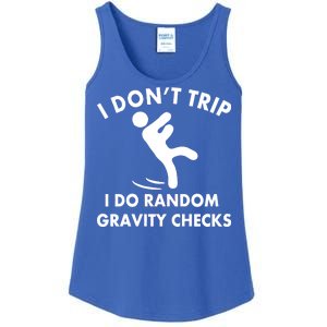 Random Gravity Checks Funny Ladies Essential Tank