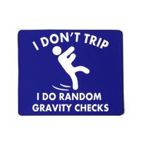 Random Gravity Checks Funny Mousepad