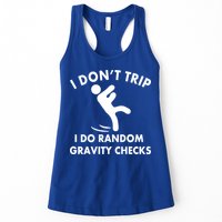 Random Gravity Checks Funny Womens Tank Top