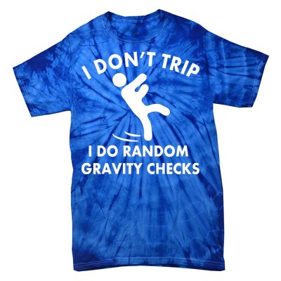 Random Gravity Checks Funny Tie-Dye T-Shirt