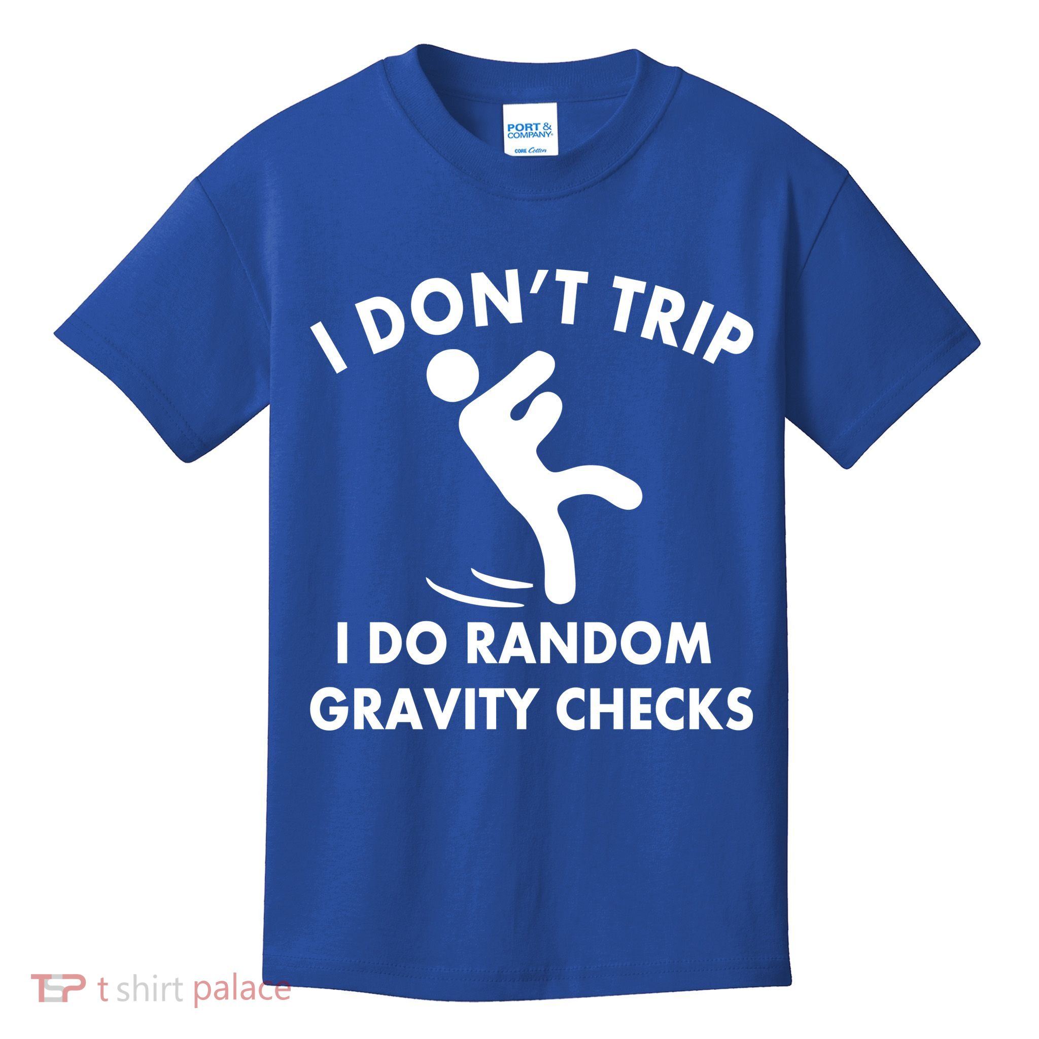 Random Gravity Checks Funny Kids T-Shirt