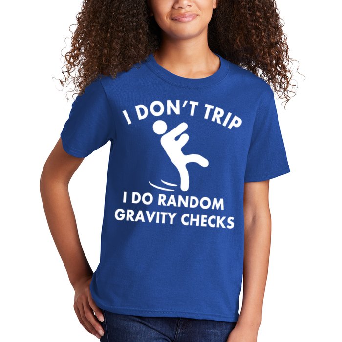 Random Gravity Checks Funny Kids T-Shirt