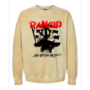 R.A.N.C.I.D And Out Come The Wolves Colorblast Crewneck Sweatshirt