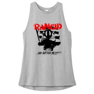 R.A.N.C.I.D And Out Come The Wolves Ladies PosiCharge Tri-Blend Wicking Tank