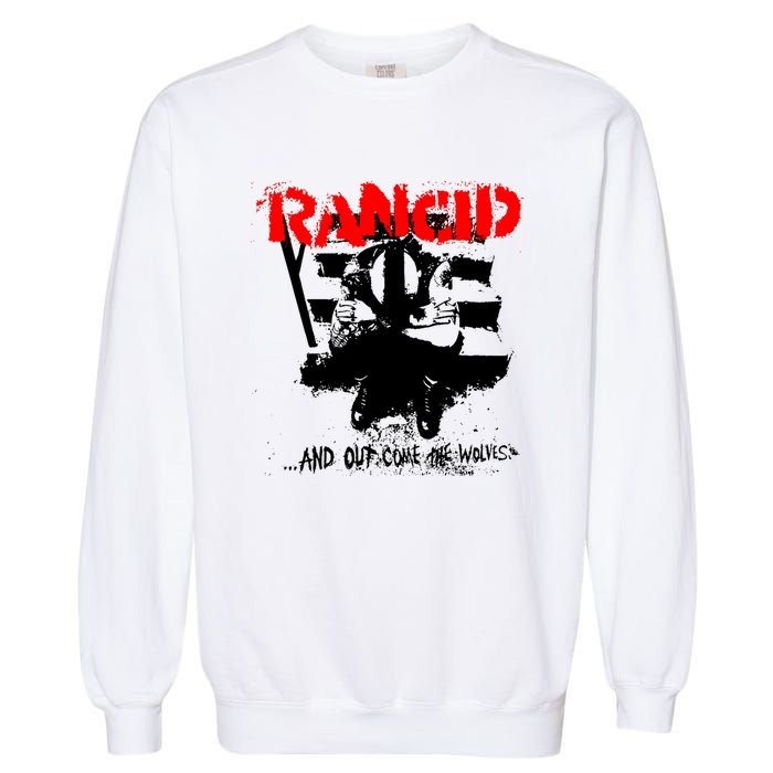 R.A.N.C.I.D And Out Come The Wolves Garment-Dyed Sweatshirt