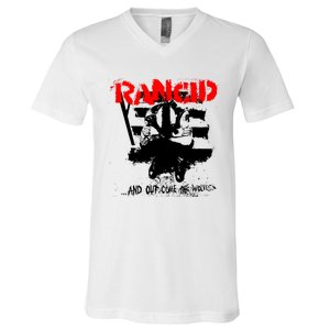 R.A.N.C.I.D And Out Come The Wolves V-Neck T-Shirt