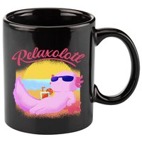 Relaxolotl Axolotl On Vacation Summer Beach Fun In The Sun 11oz C Handle Ceramic Mug