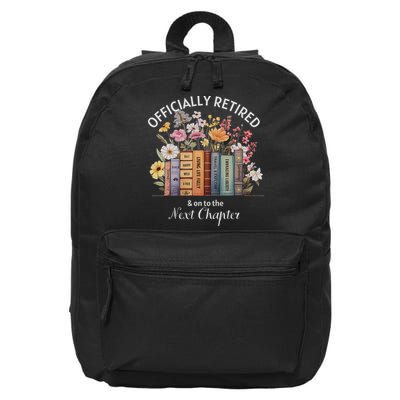 Retired And On To The Next Chapter Retirement 16 in Basic Backpack