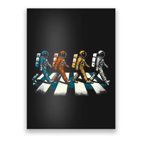 Retro Astronaut Outer Space Poster