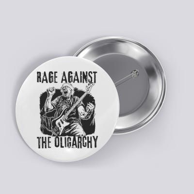 Rage Against Oligarchy Bernie Sanders Fight Protest Resist Button