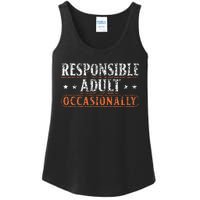 Responsible Adult Occasionally Puberty Responsible Ladies Essential Tank