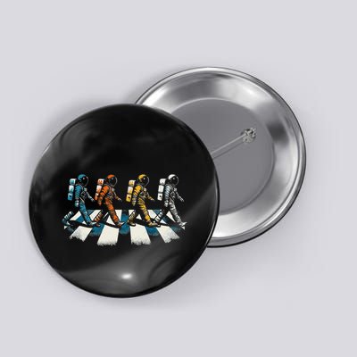 Retro Astronaut Outer Space Gifts Women Funny Space Button