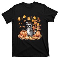 Raccoon And Pumpkin Spice Lovers T-Shirt