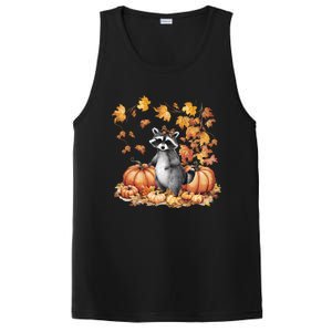 Raccoon And Pumpkin Spice Lovers PosiCharge Competitor Tank