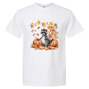 Raccoon And Pumpkin Spice Lovers Garment-Dyed Heavyweight T-Shirt