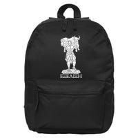 Raskol Apparel Progressive Overload Purple On White 16 in Basic Backpack