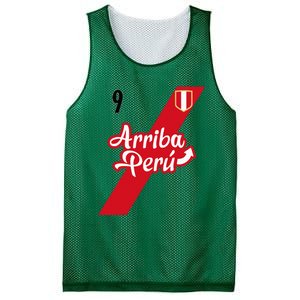 Retro Arriba Peru Soccer Jersey 9 Peruvian Futbol Mesh Reversible Basketball Jersey Tank